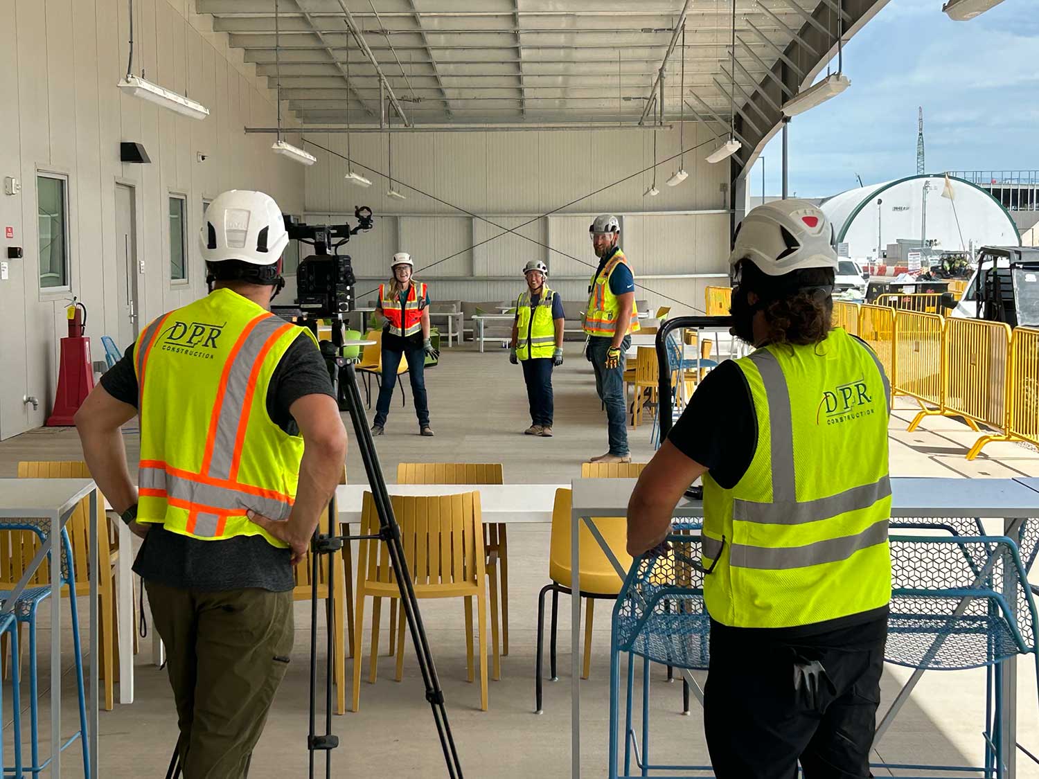 Behind the Scenes: Anthem Film Crew Capturing Construction Brand Stories on Site